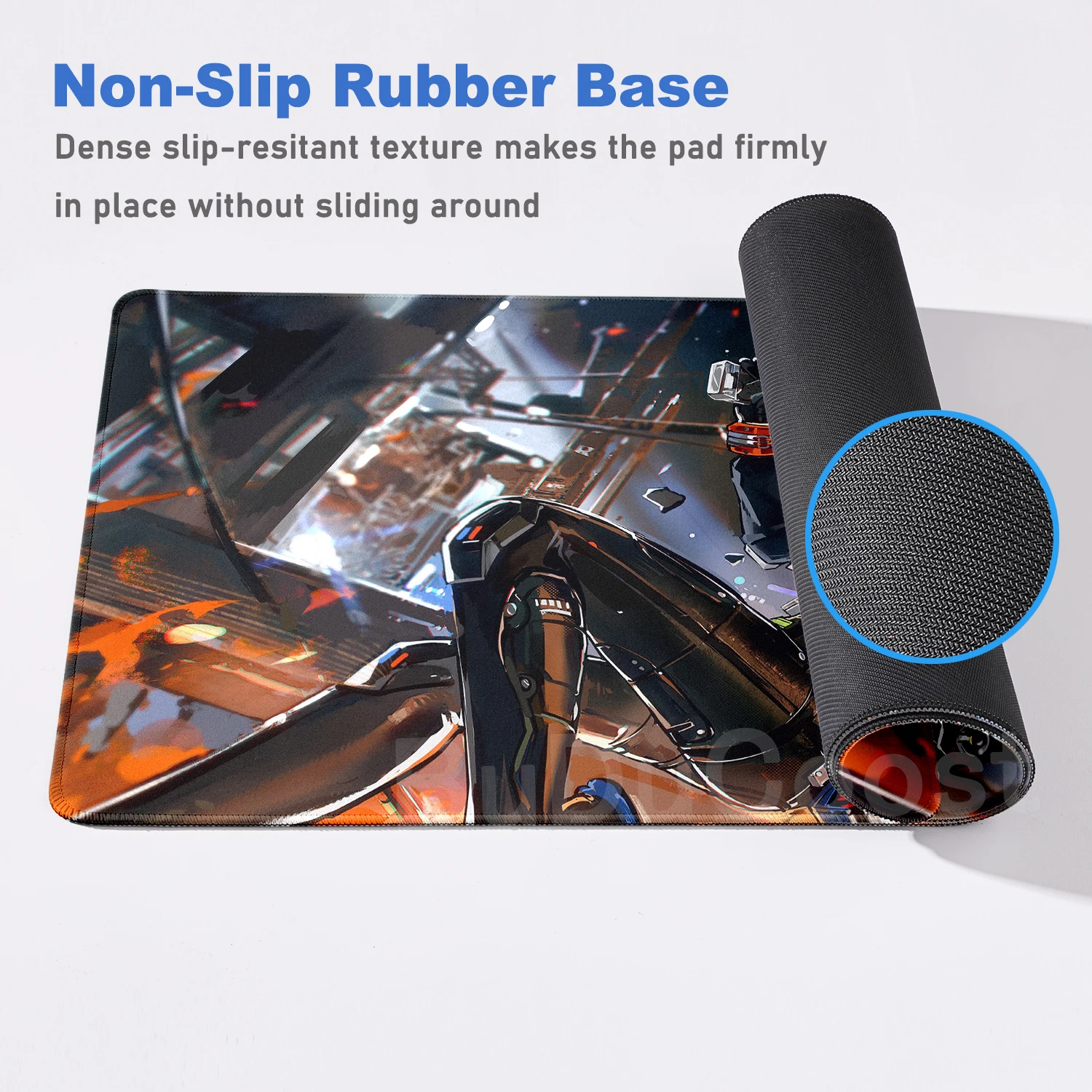 Zenless Zone Zero Zhu Yuan HD High definition Desktop games XXL size Desktop games PC Large mats games size accessorie mouse pad
