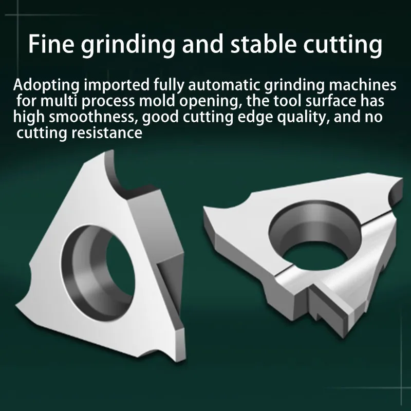 10 قطعة CNC PCD الماس الألومنيوم تركيب عمودي قوس R قطع شفرة الأخدود الضحلة بطاقة الربيع الأخدود قطع الحبوب TGF32R