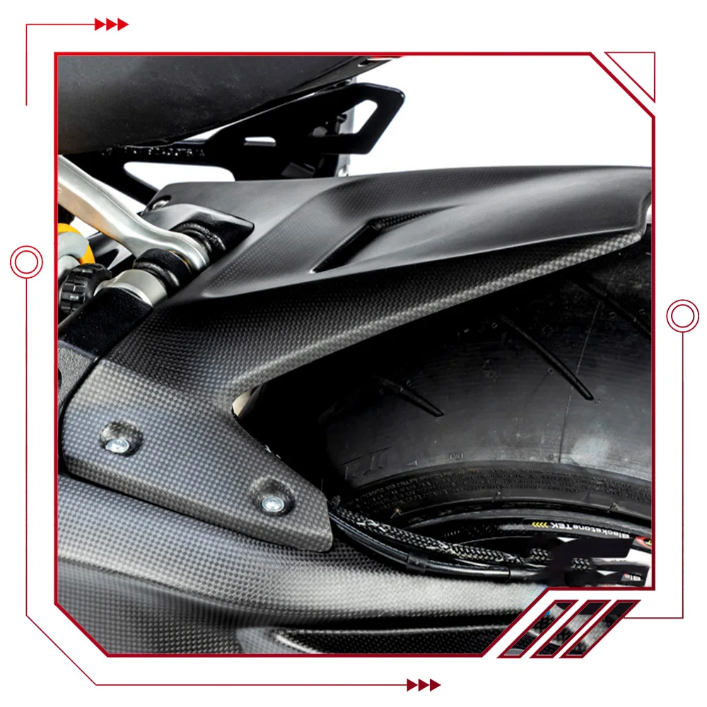 For DUCATI Diavel 1260 1260S 2019-2022 1260 Accessories Carbon Fiber Rear mudguar Motorcycle Fender Lightweight Mudguard Cover