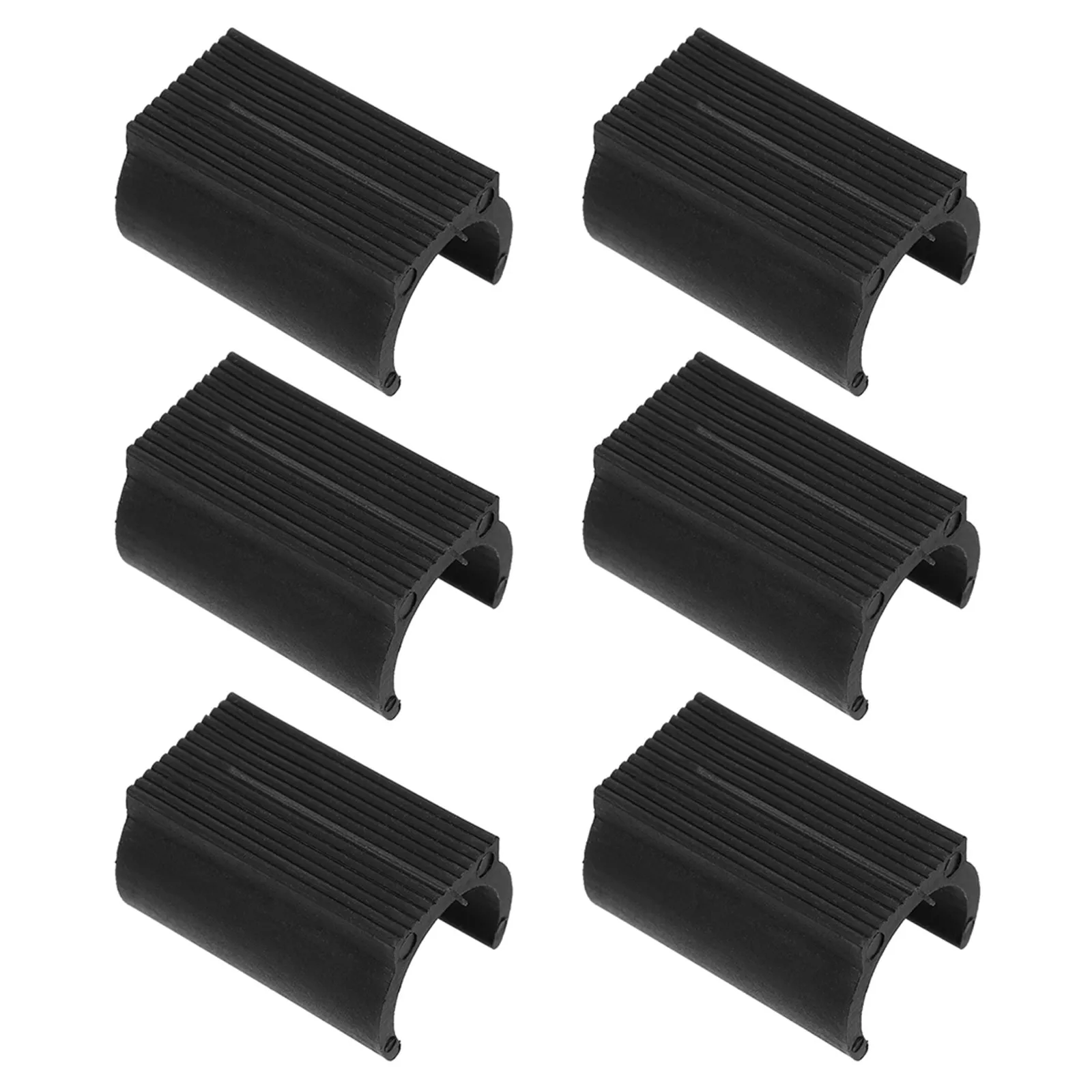 

25 шт. противоскользящих U-образных пластиковых накладок для ножек стульев, защитных колпачков для мебели, накладок для ножек столов, напольных покрытий для батутов