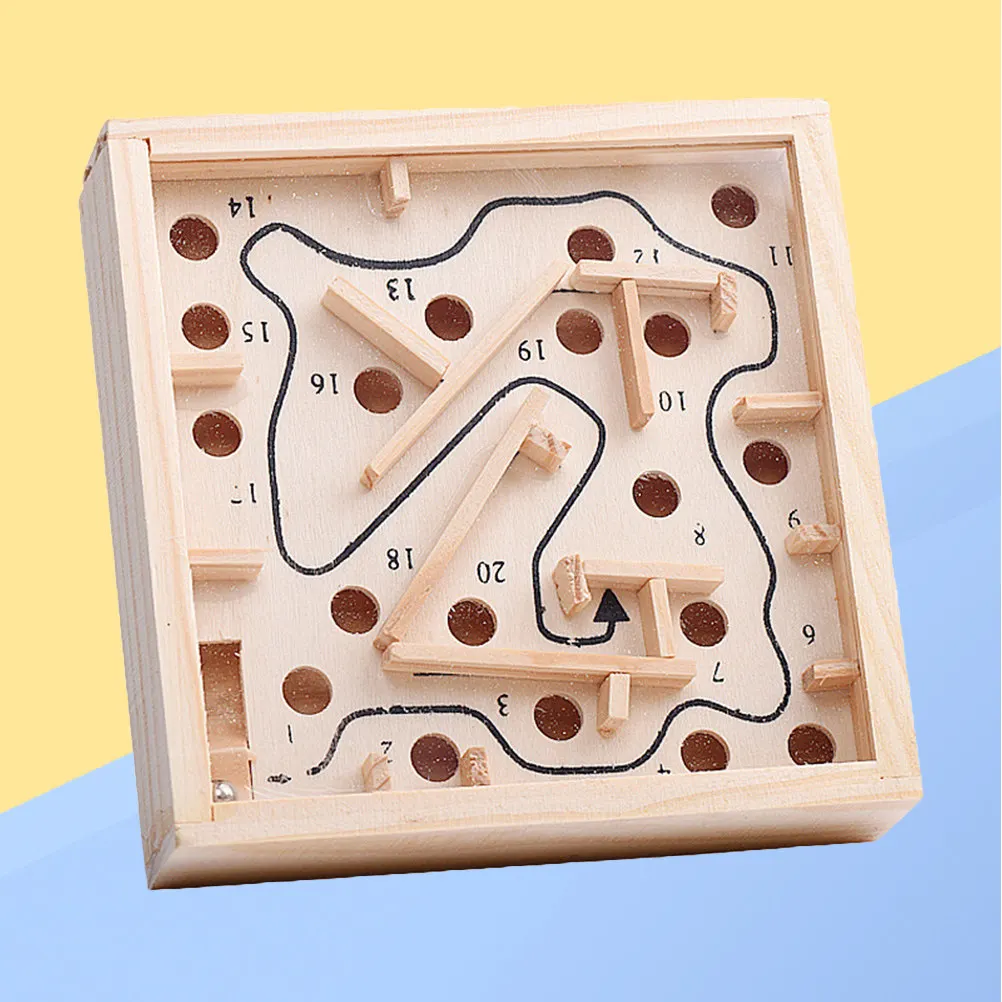 

Labyrinth Puzzle Games for Kids Early Education Learning Toys Board Montessori Handheld