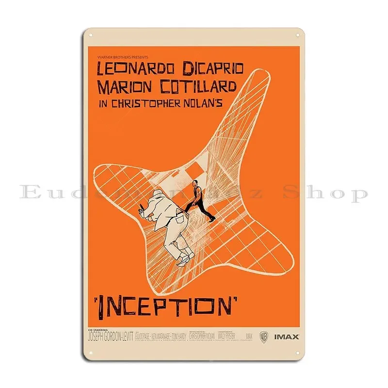 Inception Vertigo Variant Moosecaboosellc Metal Signs Club Customized Wall Plaque Cave Garage Tin Sign Poster