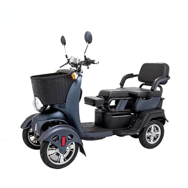 

Four-wheeler electric battery car scooter for the elderly