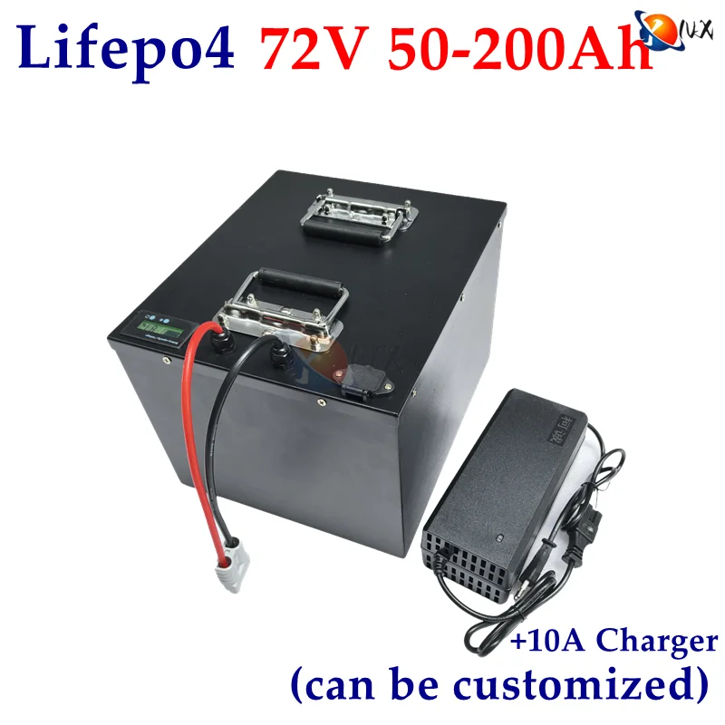 

Lifepo4 72V 50Ah 60Ah 70Ah 80Ah 100Ah 150Ah 180Ah 200Ah Lithium Battery for Scooter Motorcycle Tricycle Electric Four-Wheels Car