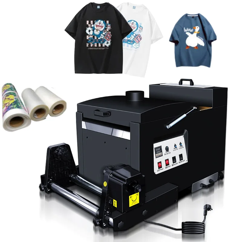 DTF Powder Shaker and Dryer Machine, Automatic DTF Film Shaking Powder Curing Oven for T-shirt Heat Transfer Printing