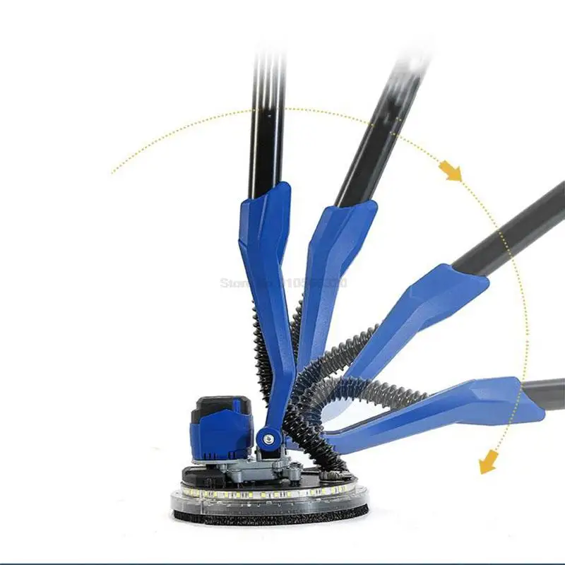 500W 2.2M Không Chổi Than Dài Cực Tường Mài Đĩa Chà Nhám Điện Putty Tường Nhám Đánh Bóng Có Đèn LED ánh Sáng 220V