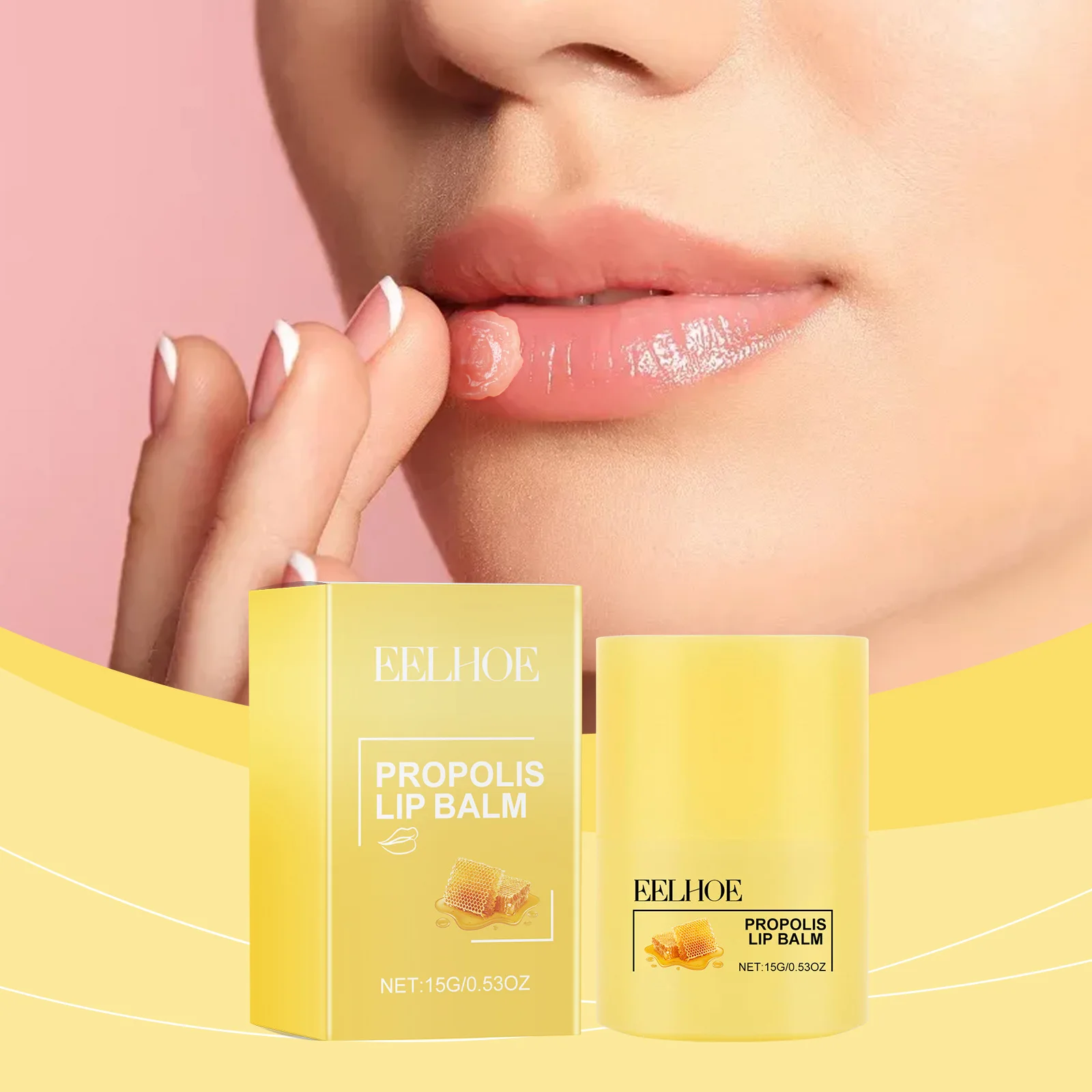 

15g Honey Moisturizing Lip Balm Deeply Nourishing Soft Lip Skin Daily Propolis Moisturizing Lip Balm Skincare