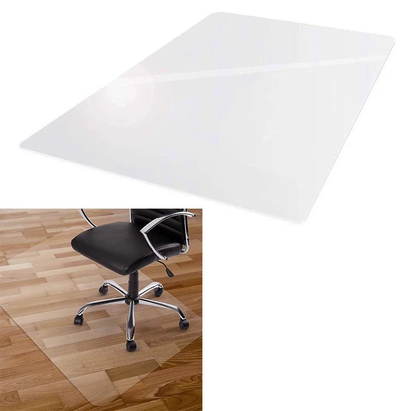 

Chair Mat Pvc,Hard Floor Cushion Protection Pad Transparent Rolling Wheelchair Cushion Office Chair Cushion-1.5Mm