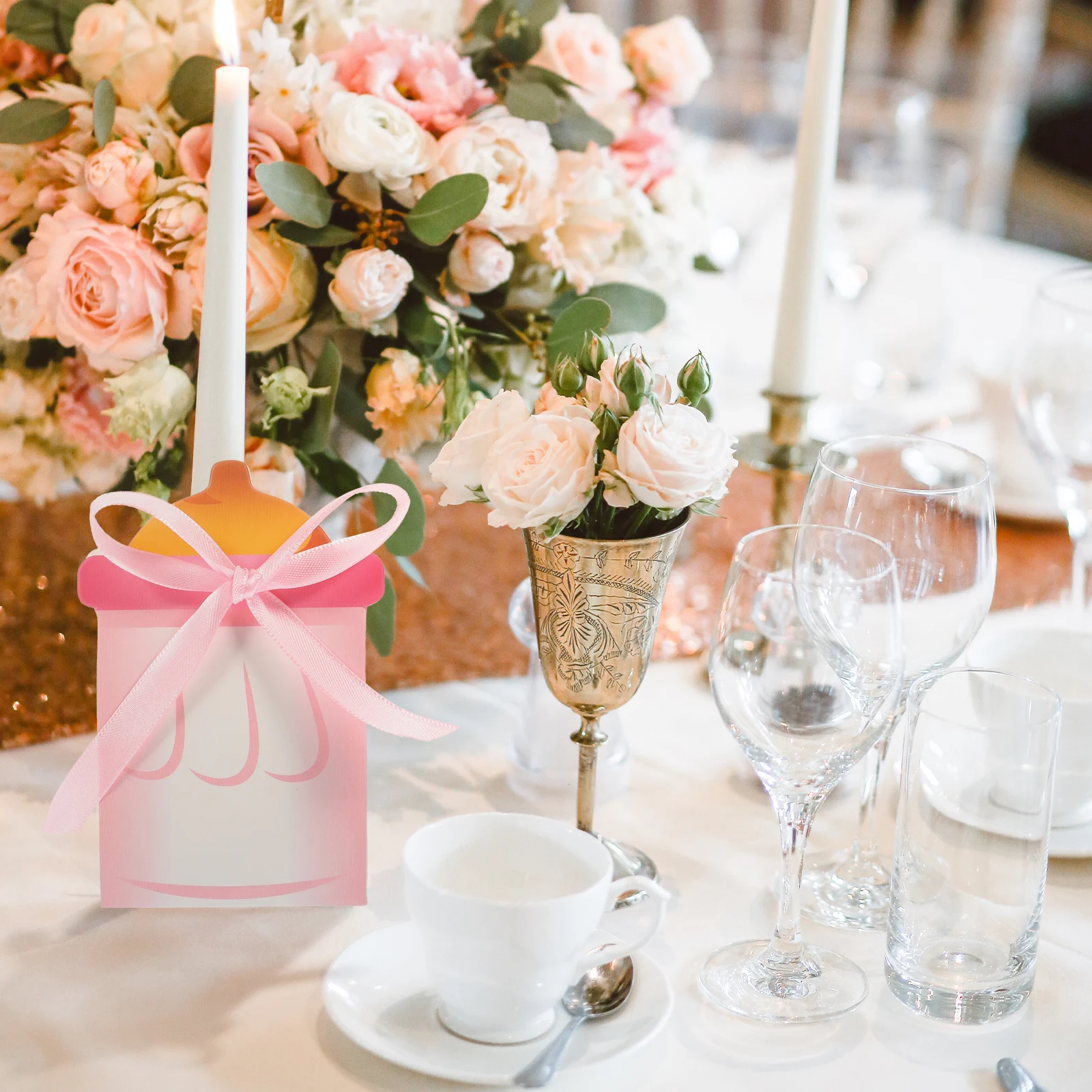 

100 Pcs Party Supplies Candy Box Baby Chocolate Wedding Decorations for Ceremony Cloth Boxes Packaging