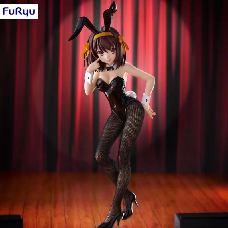 

【In Stock】FuRyu The Melancholy of Haruhi Suzumiya Haruhi Suzumiya Silk Black Stockings Bunny Girl Prize Figure