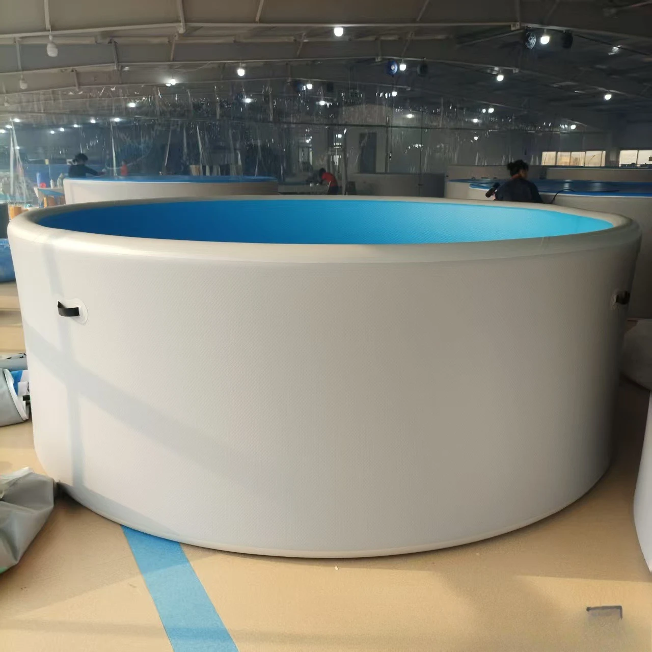 Swimming Pool Inflatable Pool Inflatable Factory PVC Double Layer Round Durable Thickened Portable Folding