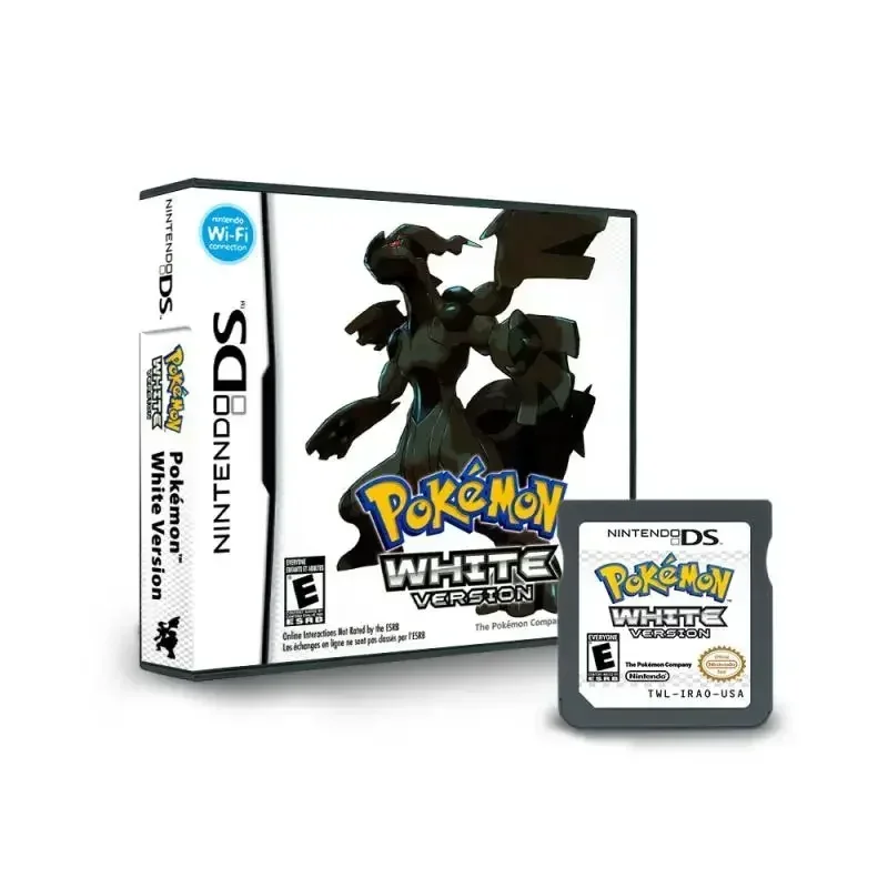 NDS Game Card Anime Peripheral Nds Game Card Pokemon Single Card Black Box Us Version Cartoon English Game Collection Boy Gifts