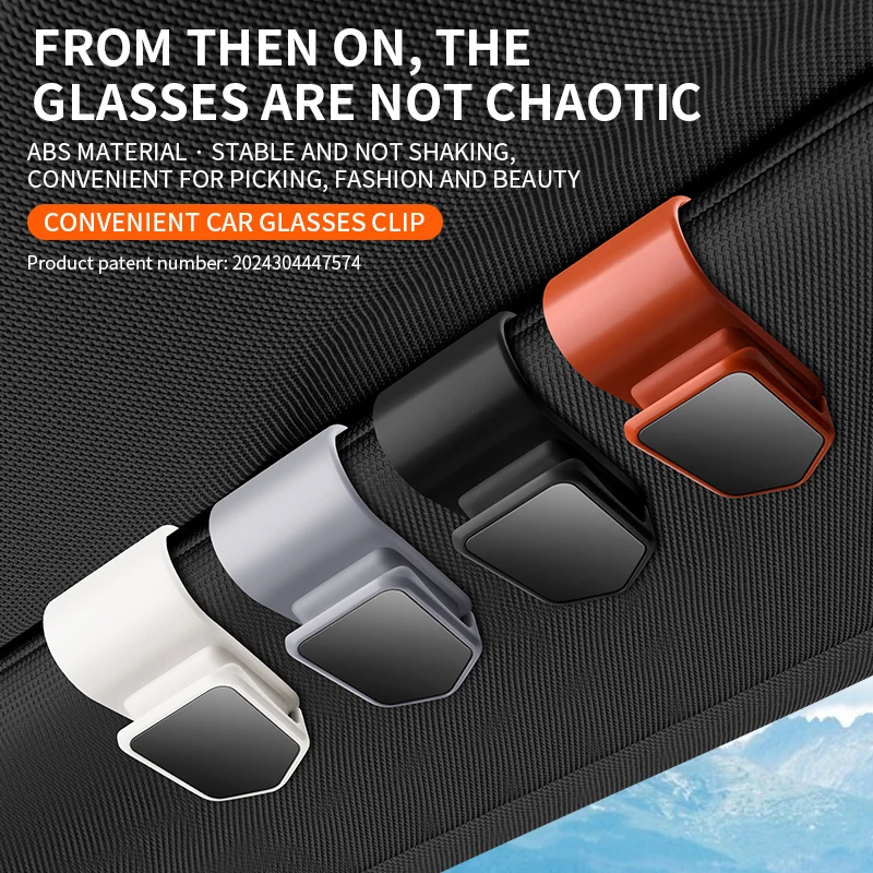 Car glasses clip, car sunshade, sunglasses clip, portable clip for car use, universal storage glasses clip