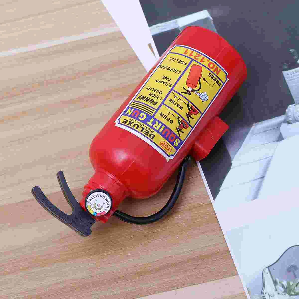 Novelty Toy Fire Extinguisher Water Toy Summer Beach Bath Swim Toy for Kids Play Children Boys Girls Gift Toys (Red)