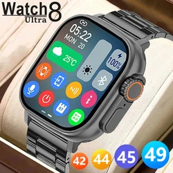 NEW Ultra Series 8 NFC Strap For Smartwatch HK8 IWO W68 ZD8 Stainless steel wrist belt Bracelet Correa Watch band
