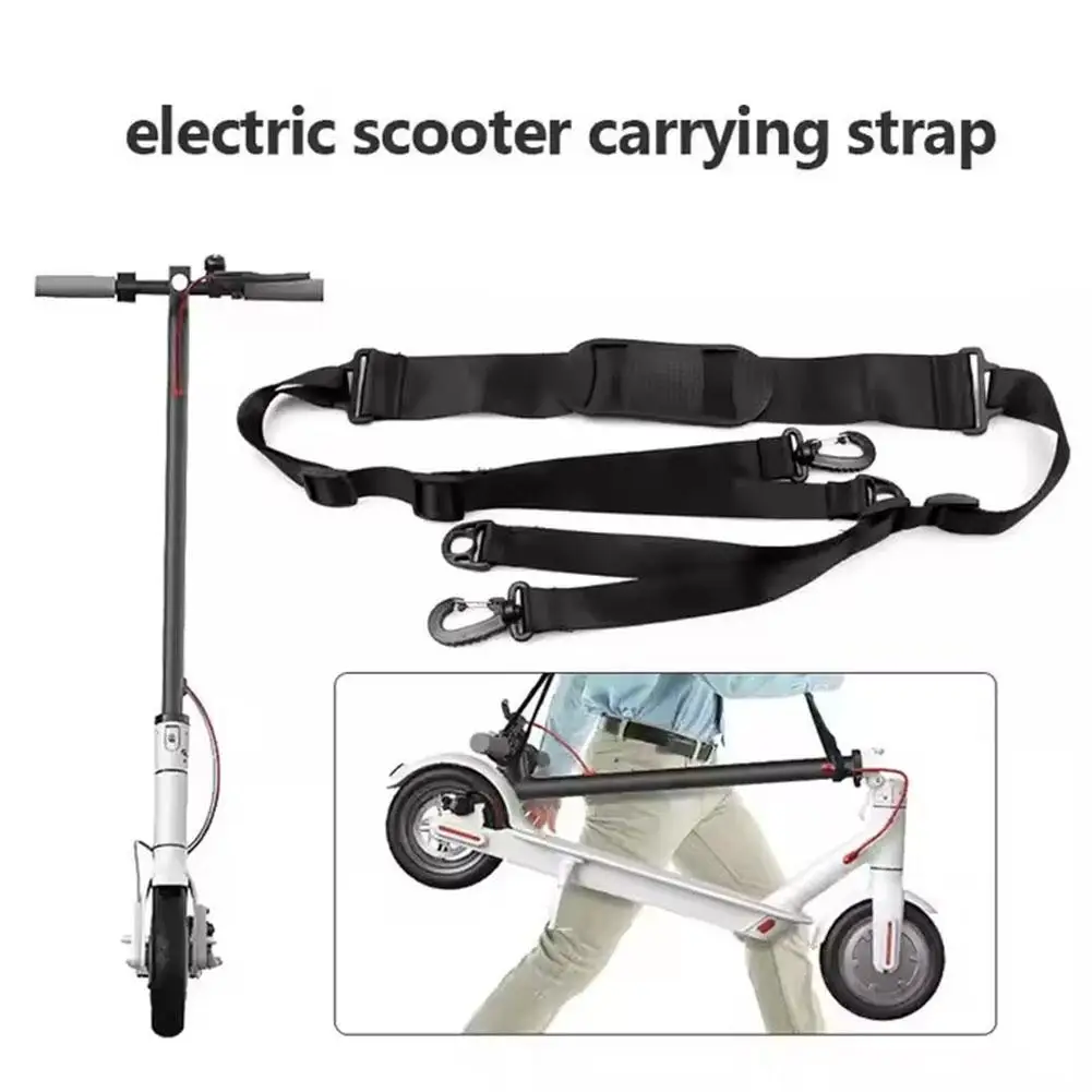 1pcs Multi-functional Balance Bike Shoulder Strap Adjustable Scooter Carry Portable Electric Strap Handle D1e0