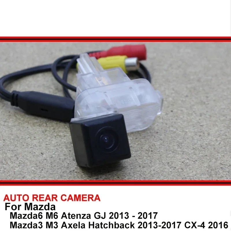 For Mazda 6 3 Mazda6  Atenza GJ Mazda3 Axela Hatchback CX-4 Night Vision Car Reverse Backup Rearview Parking Rear View Camera HD