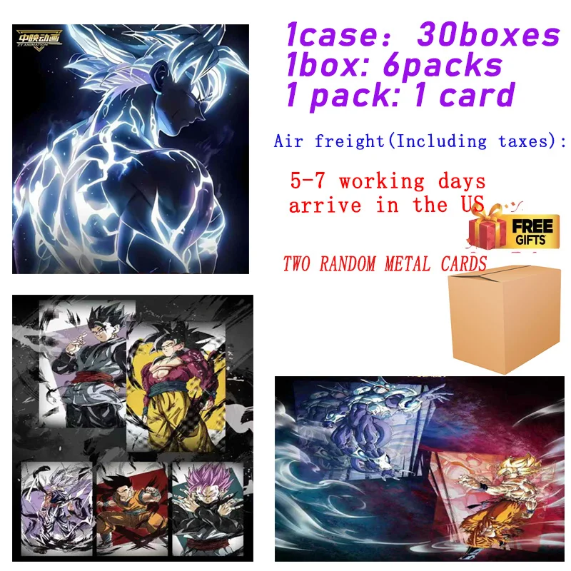 

Оптовая продажа Dragon Ball Collection Card Booster Box 9 × 15 см Детские игрушки Подарки