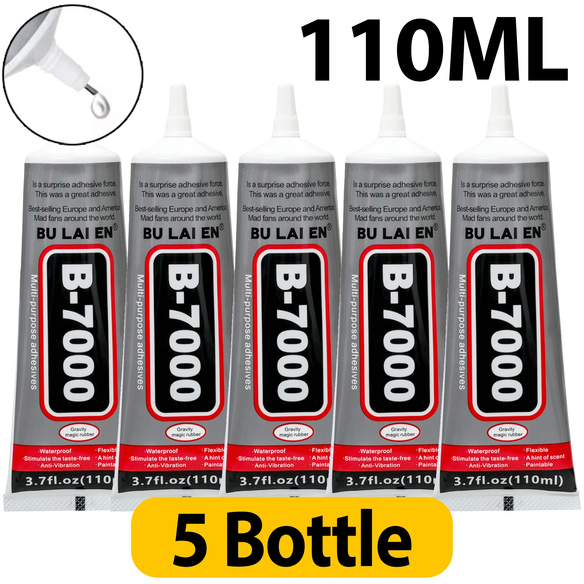 1/5Pcs B7000 Kleber Handy Bildschirm Sekundenkleber T-7000 Klebstoff Telefon Glas Kleber Reparatur Punkt Diamant schmuck DIY Kleber Werkzeuge