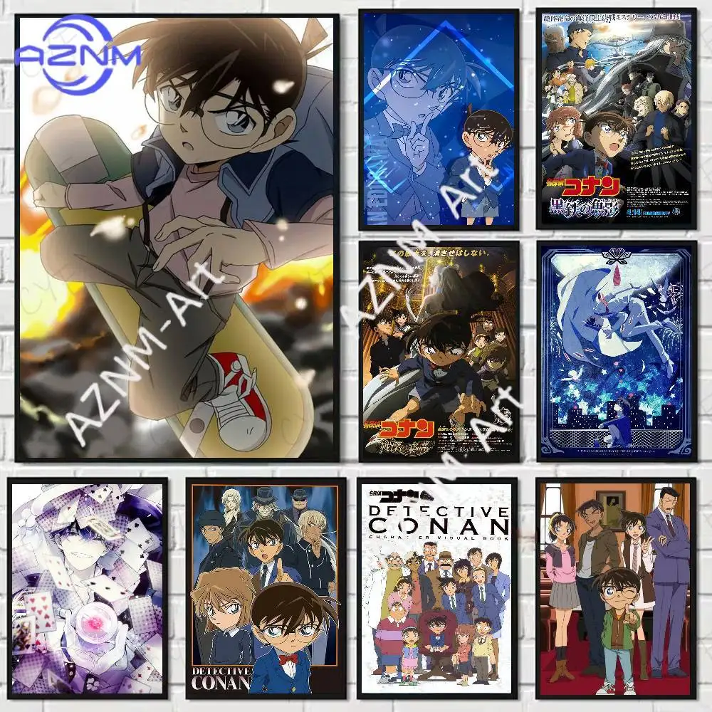 

Постер Detective C-Conan HD, наклейка на стену, водонепроницаемая, для дома, гостиной, спальни, эстетическое украшение