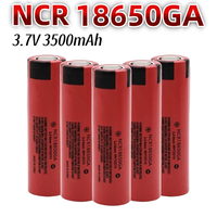 100% new Original NCR 18650GA High Discharge 3.7V 3500mAh 18650 Rechargeable Battery Flashlight Flat-top Lithium Battery