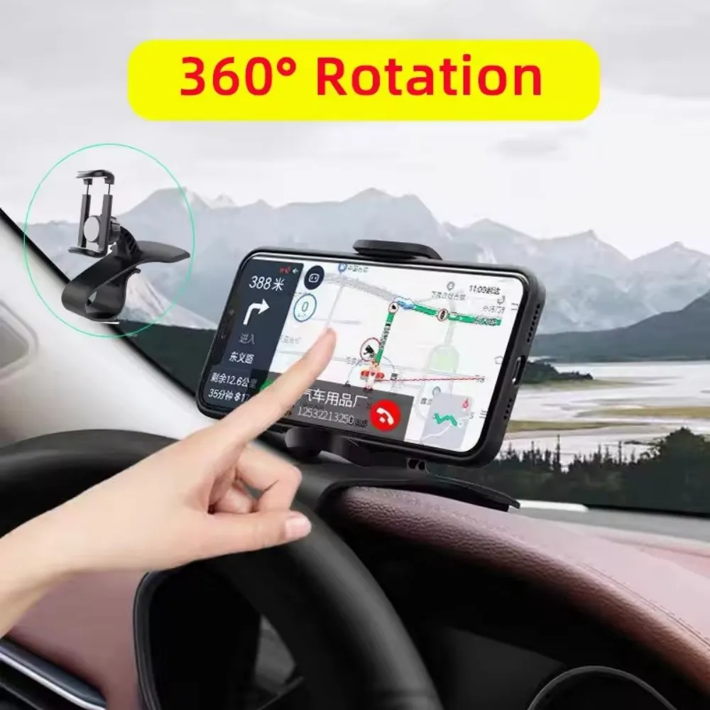 

Universal Car Phone Holder Stand Dashboard Car Clip Mount GPS Bracket Car Mobile Phone Support in Car For iPhone Xiaomi Samsung