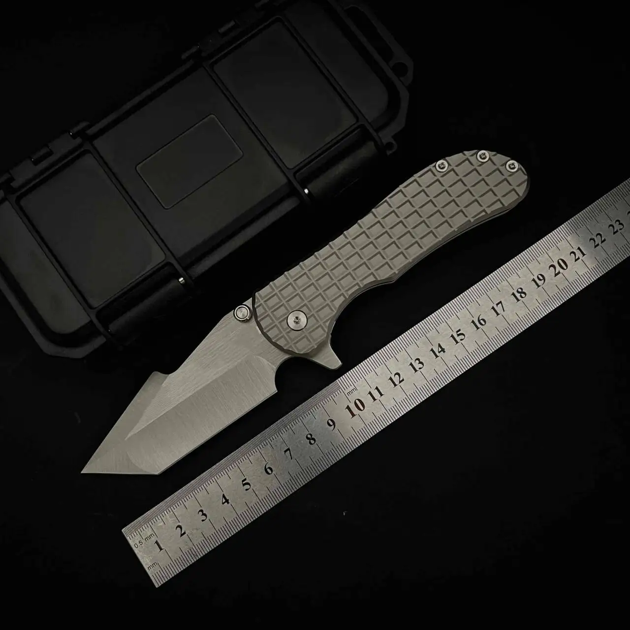 

Аутентичное стальное лезвие M390, ручка TC4, складной инструмент EDC для выживания на открытом воздухе, кемпинга, кухни, охоты, самообороны