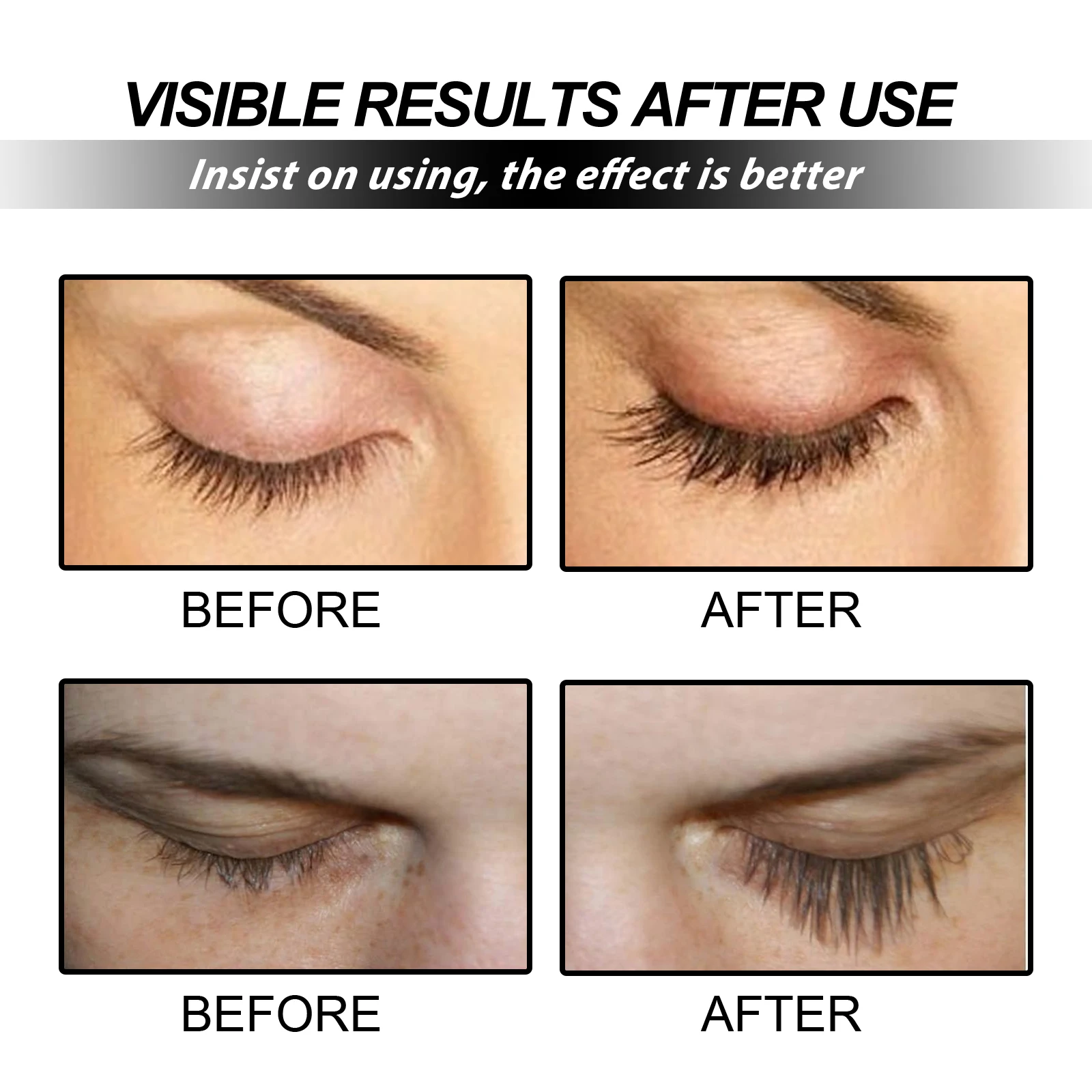 EELHOE Ciglia Enhancer Siero Estensione Lash Sopracciglio Crescita Rapida Più Lungo Più Spessa Naturale Curling Lash Lifting Trucco