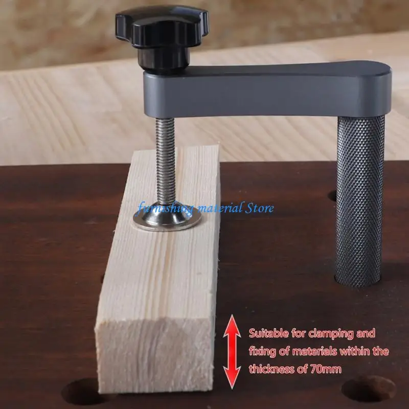 y5gd 2pcs مقعد الكلب المشبك 19mm 20mm امسك لأسفل مشبك الألومنيوم القابل للتعديل #5