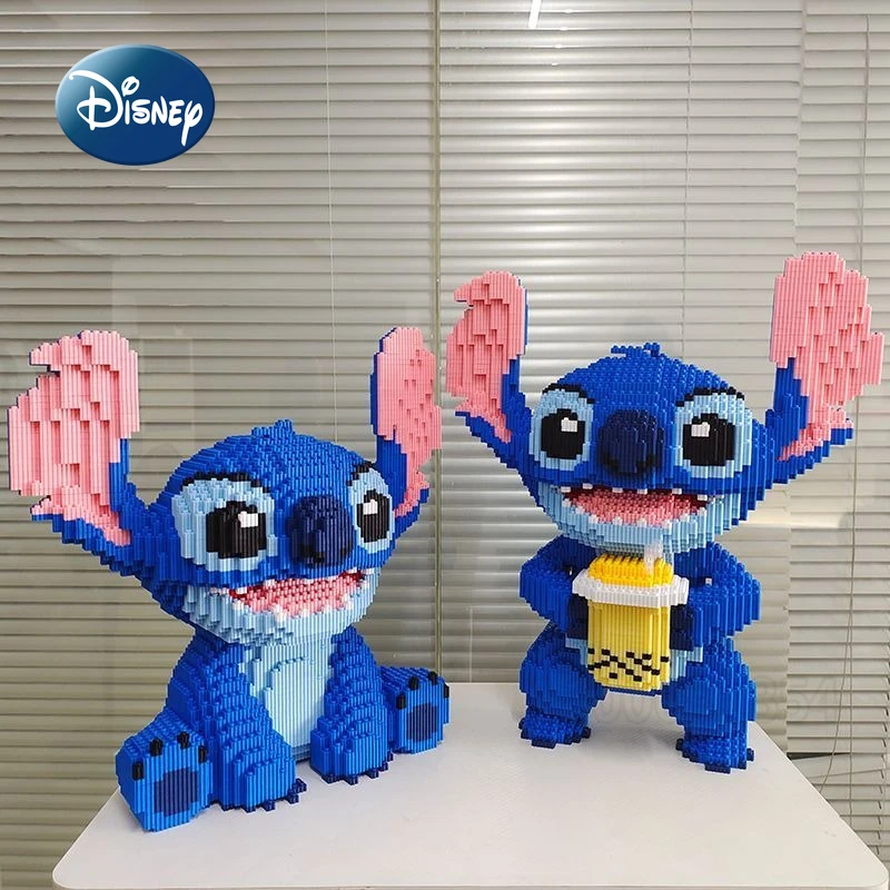 

Disney Stitch's New Children's Building Block Toys Miniature Particle Splicing Building Blocks Children's Educational Toys