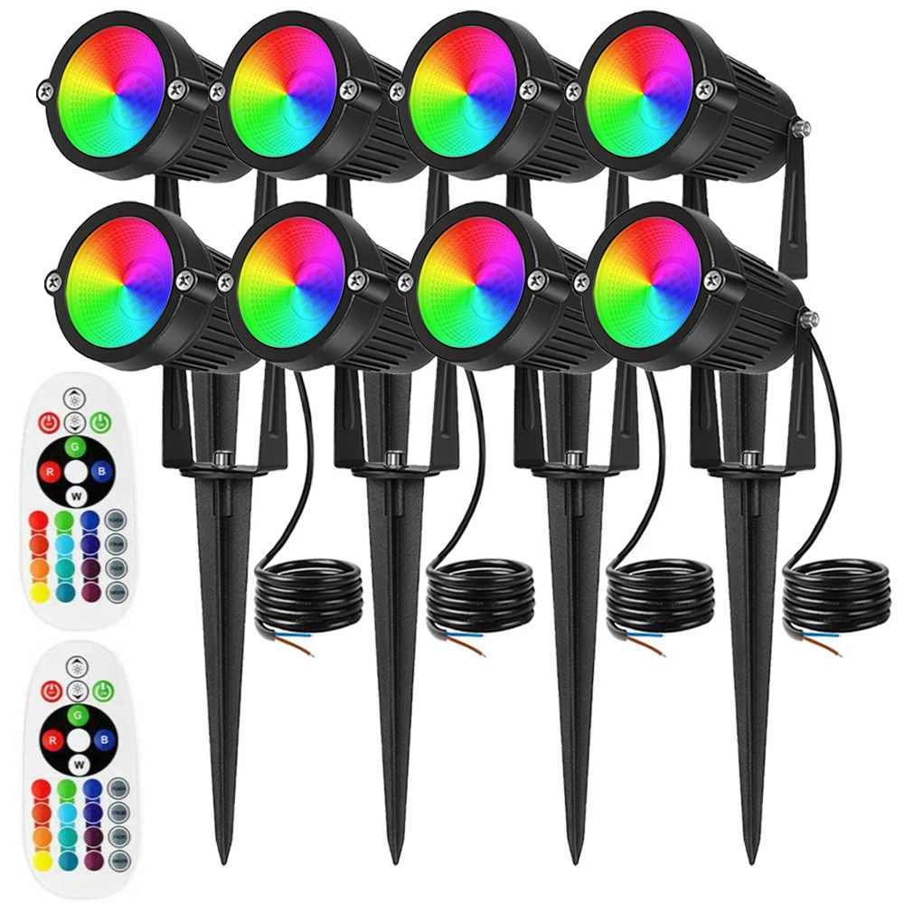 8pcs RGBW