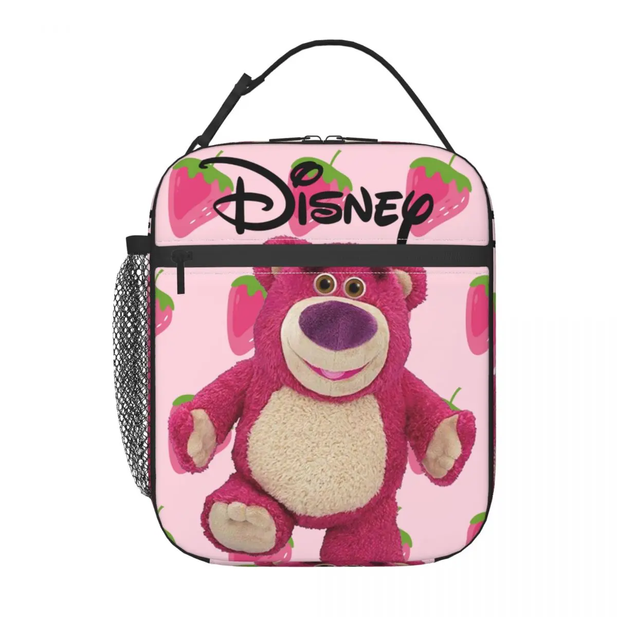 High School Travel Storage Bags Cute Bear Unique Disney Toy Story Lotso Aluminum Foil InsulationFood PouchChildren's School