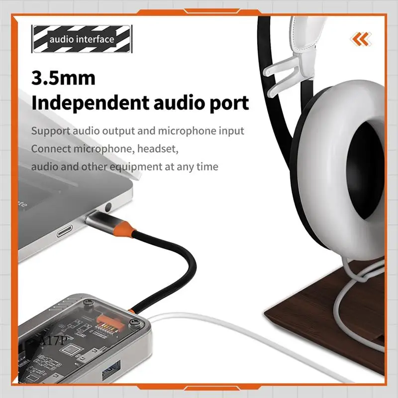 

Док-станция AP-10-In-1 USB Type-C Многофункциональная станция для быстрой зарядки Гигабитная док-станция Простая установка Простота в использовании