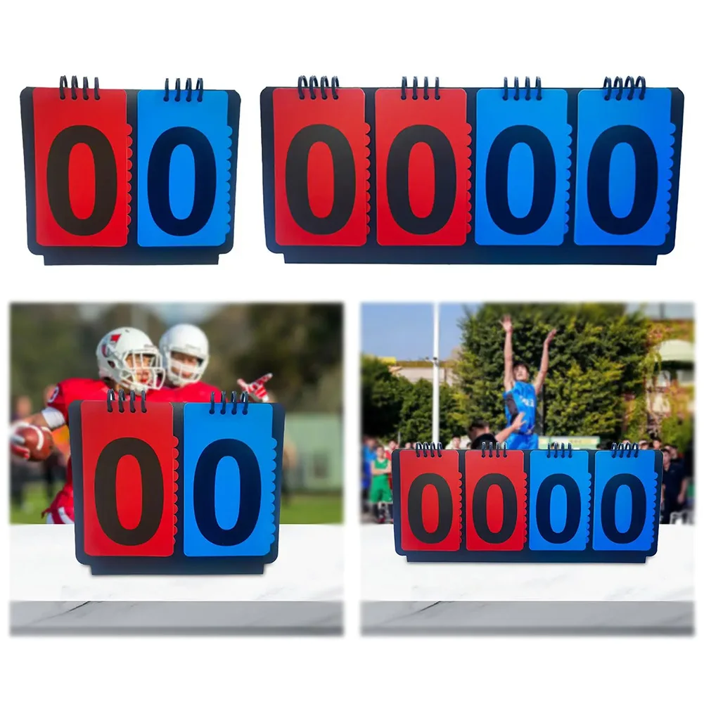Manual Score Flip Cards Score Counter for Basketball Football Volleyball Tennis Sports