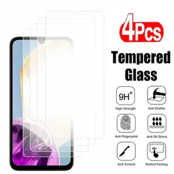4PCS Screen Protector For Samsung Galaxy M15 5G Tempered Glass Samsung Galaxy M15 M35 M55 5G Full Glue Screen Glass Protector
