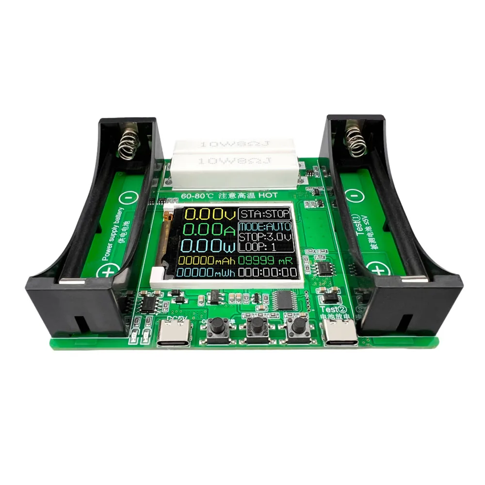 

Type-C LCD Display Battery Capacity Tester MAh MWh Lithium Battery Digital Battery Power Detector Module 18650 Battery Tester