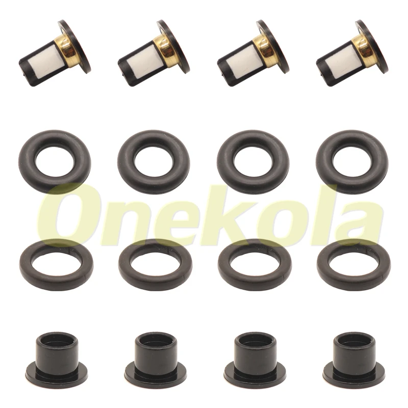 Fuel Injector Service Repair Kit Filters Orings Seals Grommets for 16600-95F0A Nissan Almera Classic 1.6 16V N17 FBY10F0