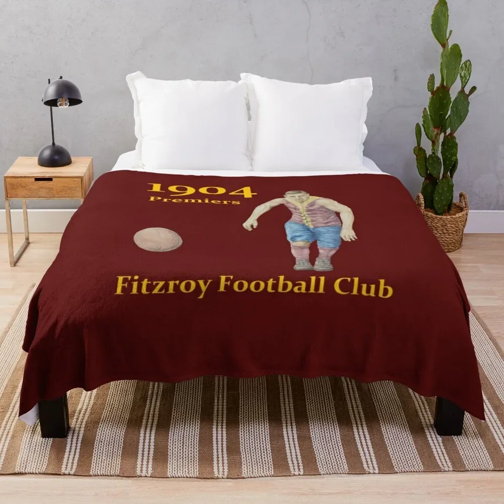 

Fitzroy - 1904 Premiers Throw Blanket Summer Cool Breathable Blanket for Sleeping
