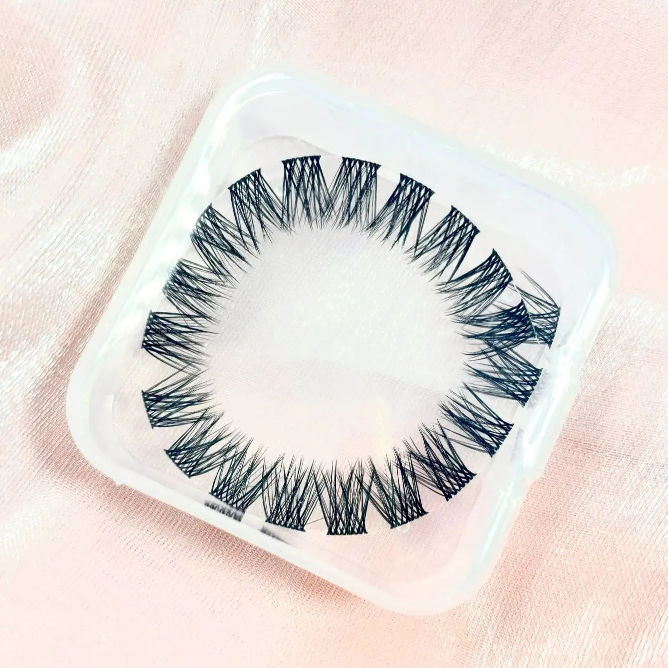 1 Pc 10mm/12mm/14mm/16mm Lash Ribbon Cluster Lashes Diy Eyelashes Extension