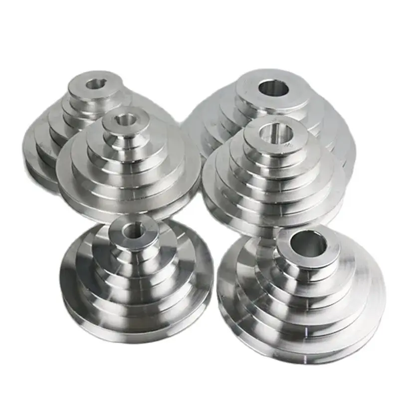 Pagoda Pulley Multifunctional 4-Slot 5-Slot Pagoda Pulley A-Type V-Belt Iron Machine Tool Connector Lathe