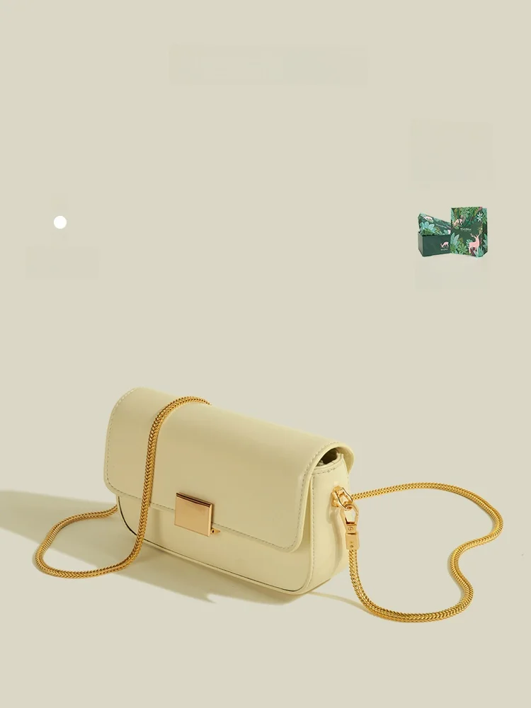 

MuziKai 3D Tofu Fashion Crossbody Bag Women's Spring Summer New High-End Chain Small Square Bag Korean Style Leisure Handbag