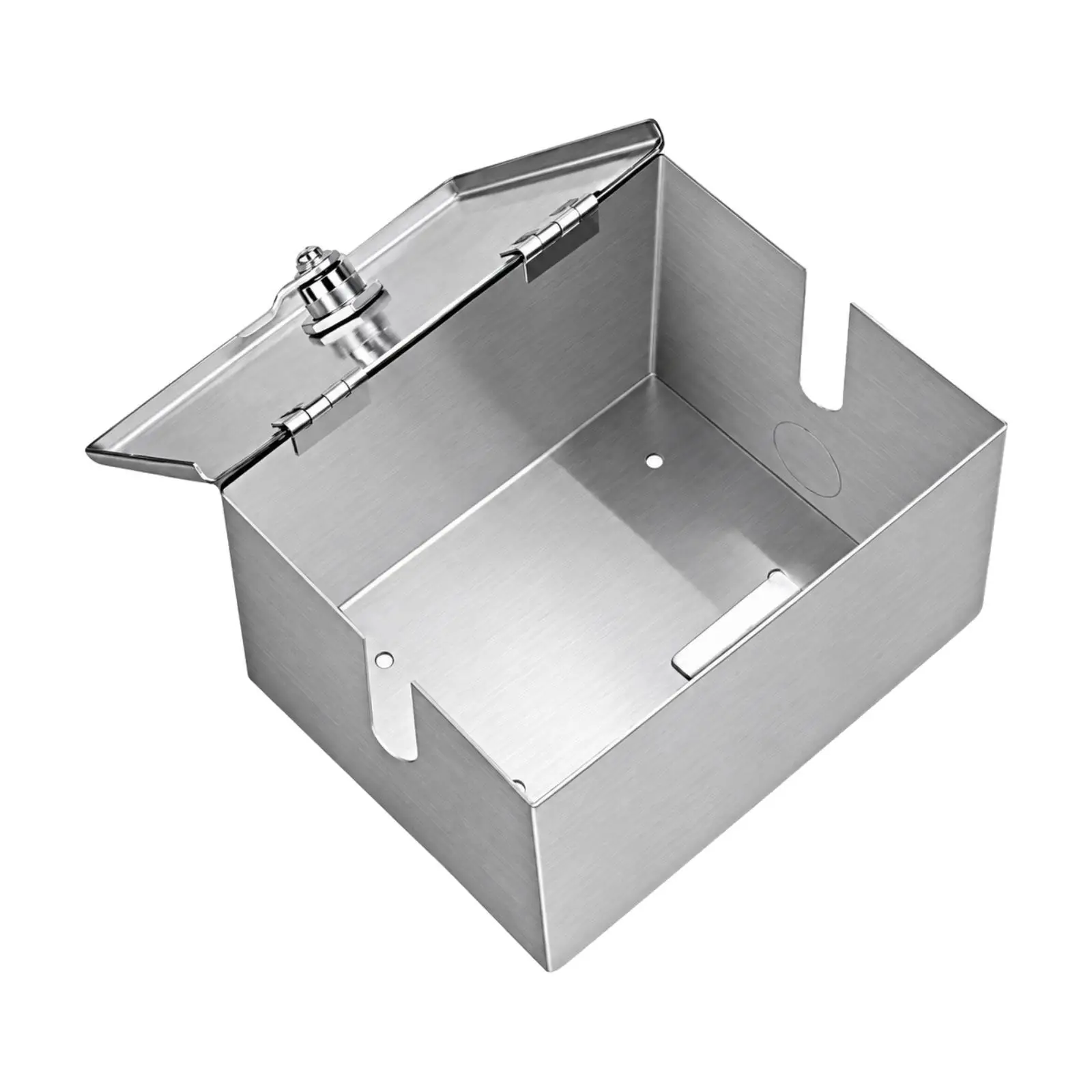 Outdoor Waterproof Electrical Box Metal Enclosure for Extension Cord Cover Heavy Duty Lockable Socket Protector for Wall