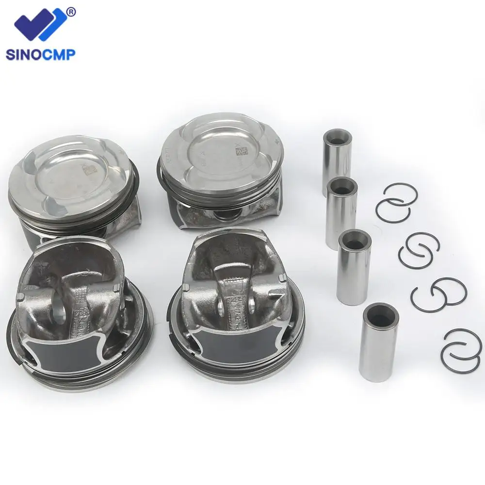 

4Set Φ83mm Pistons Rings Set A2740301317 STD Fit For Mercedes-Benz M274.910 1.6T C180 CGI E180 SLC180 M274.910 W204 W205 Engine