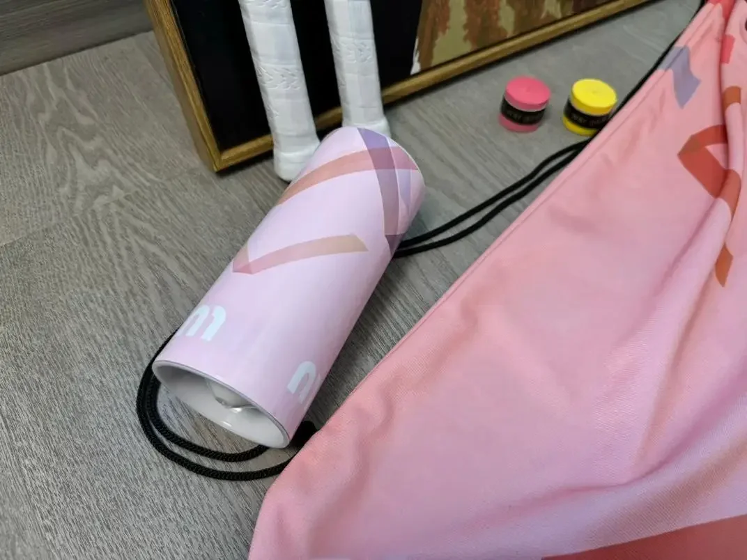 مثير مضرب كرة الريشة مجموعة كاملة مظهر رائع MIU العصرية الوردي خفيفة للغاية كامل الكربون مضرب كرة الريشة منخفضة مفتاح الفاخرة