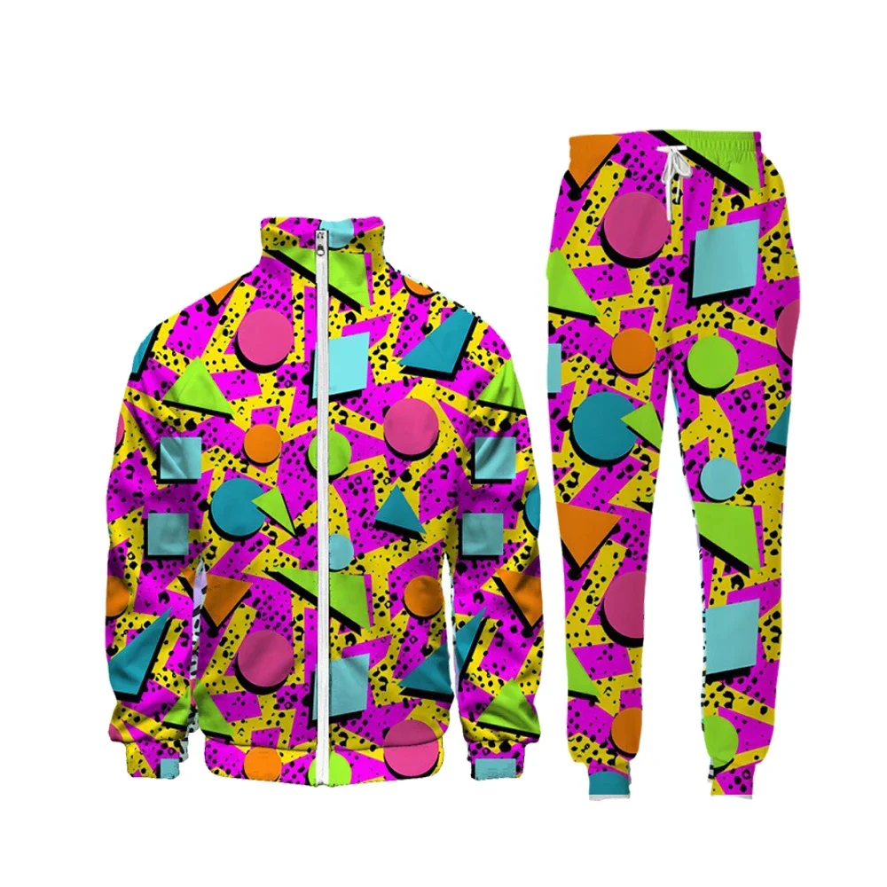 

80s & 90s Retro Joggers Pants Long Sleeve 3d Funny Graphic Sweatpants Unisex Sport For Men Casual Track Trouser