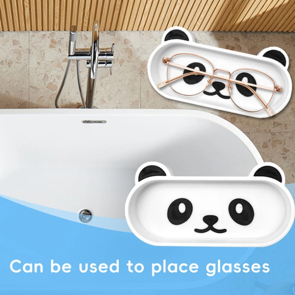 

Creative Animal Cute Fun Glasses Storage Stand Panda Glasses Tray Desktop Storage Box Makeup Office Desktop Shower Organizer
