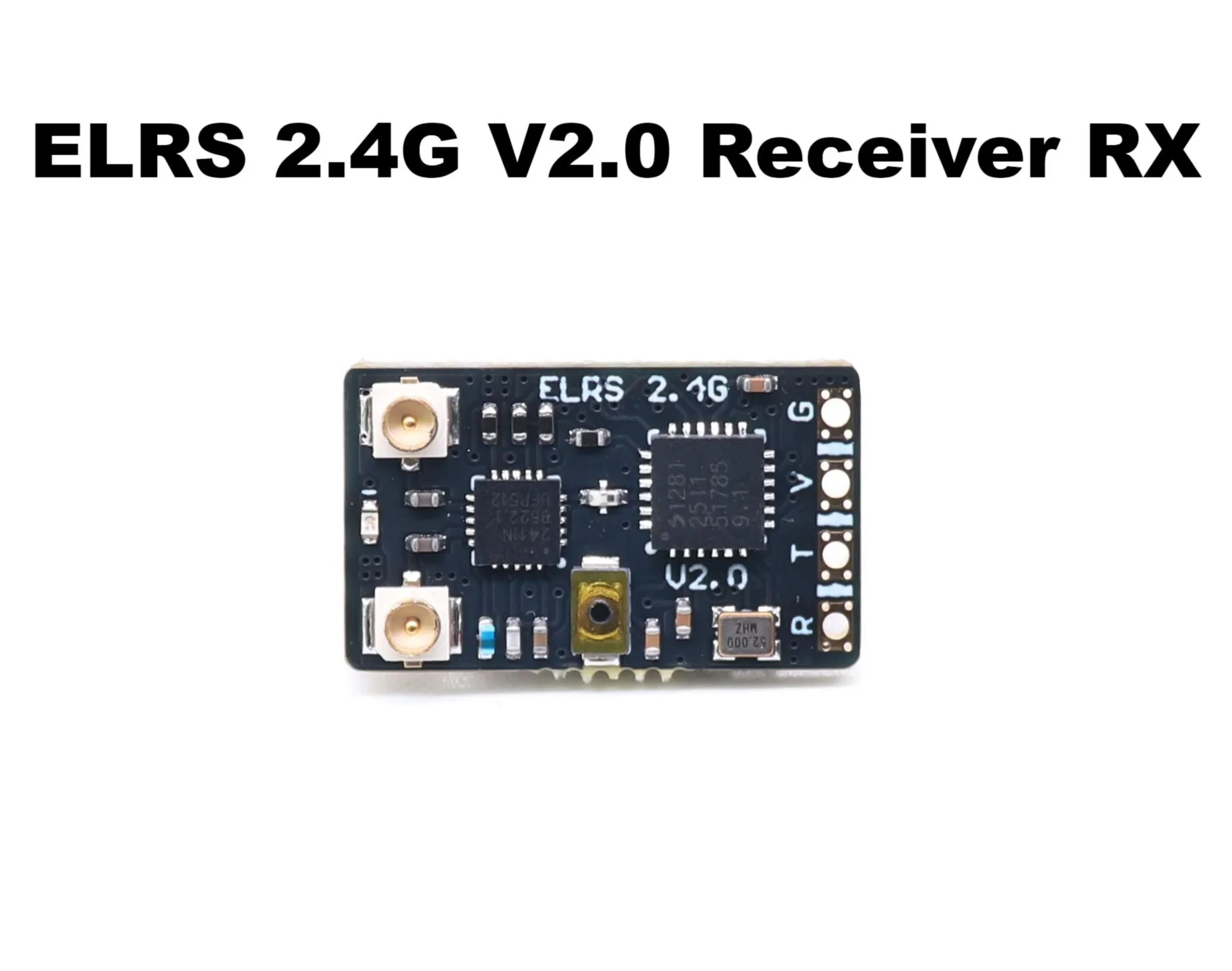 DroneHub ELRS 2,4G receptor RX receptor cruzado modelo FPV NANO ExpressLRS con antena tipo T compatible con Wifi actualización Drone