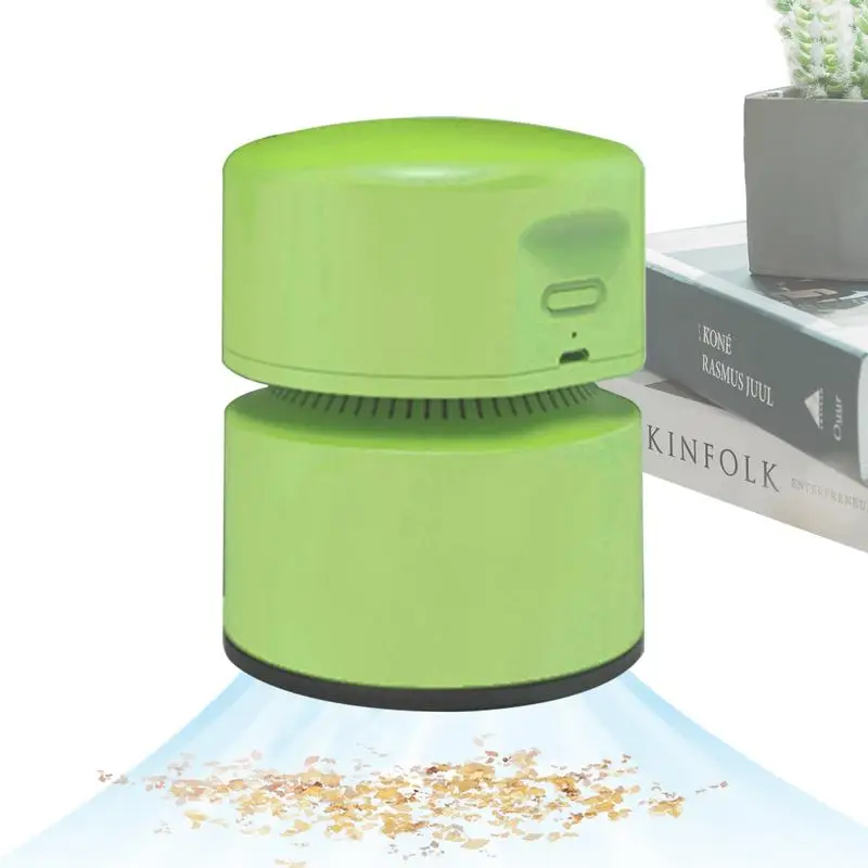 Mini Desk Vacuum Cleaner Portable Mini Table Dust Sweeper Cordless&360-degree Rotatable Mini Desk Vacuum For Dust Crumbs Piano