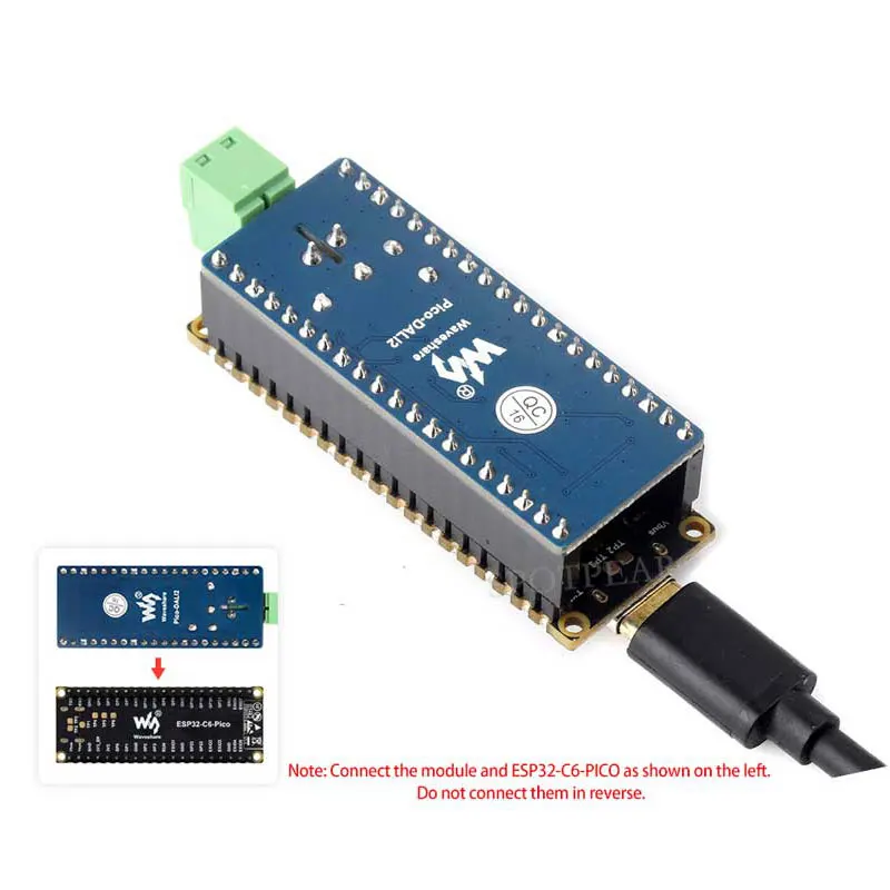 Picture 5: Pico DALI2 DALI communication Expansion Board For ESP32 C6 S3  control multiple LED