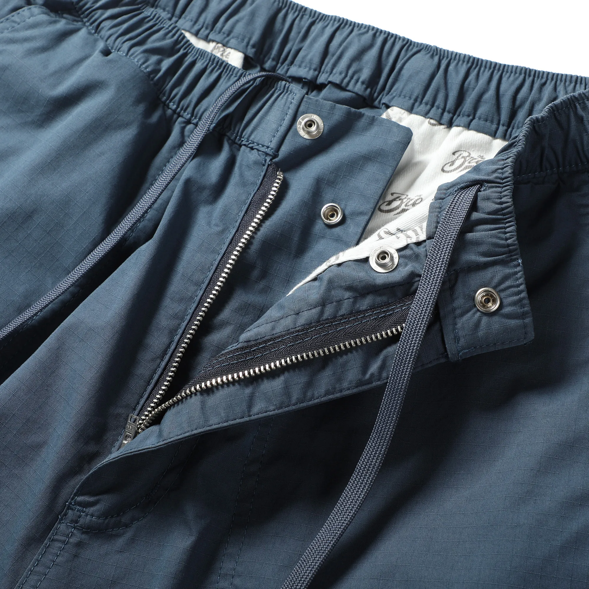 Japanese Retro Purple Label Relaxed Tapered Cargo Pants with Dark Plaid 26SS Summer Cropped Dad Fit Workwear Trousers for Men